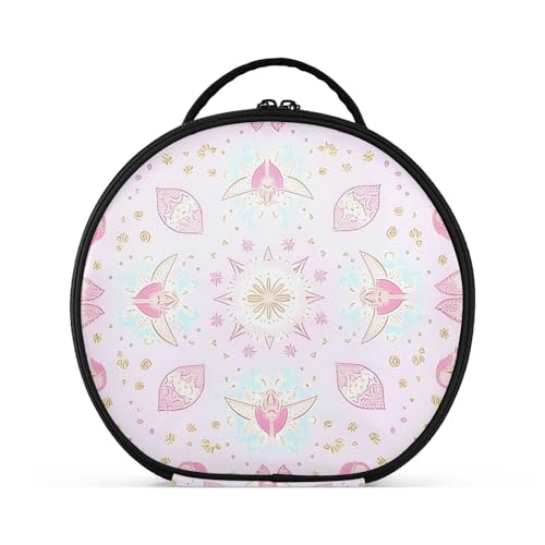 aidingzhi Peach Pastel Boho Summer Makeup Bag Travel-Size Accessories stylish