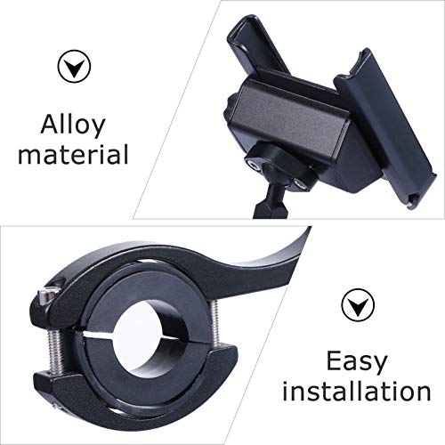 CLISPEED Fiets Telefoon Houder Stuur Telefoonhouder Motorfiets Mobiele Telefoon Klem Voor Vrouwen Mannen Fiets Auto… - Image 5