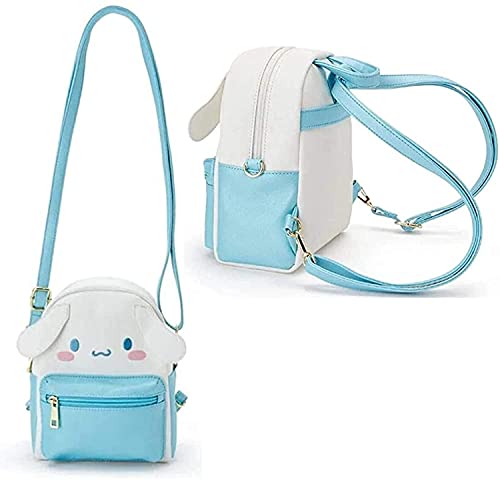 Mochilas Y Bolsas, Toy LUBANDASHI Bolsa de hombro de anime con diseño de dibujos animados para cosplay, mochila de poliuretano para niños y niñas fans, Azul / Patchwork, 7 x 3 x...