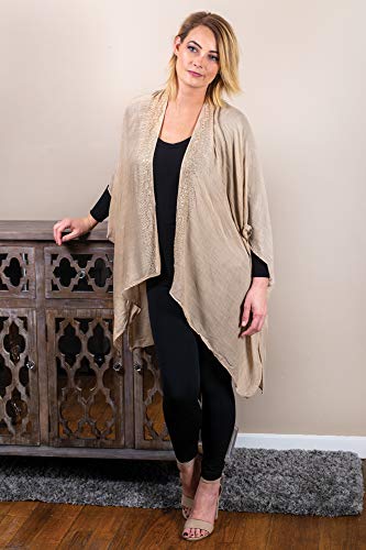 Elanze Designs One Size Fits Most Polyester Blend Kimono4