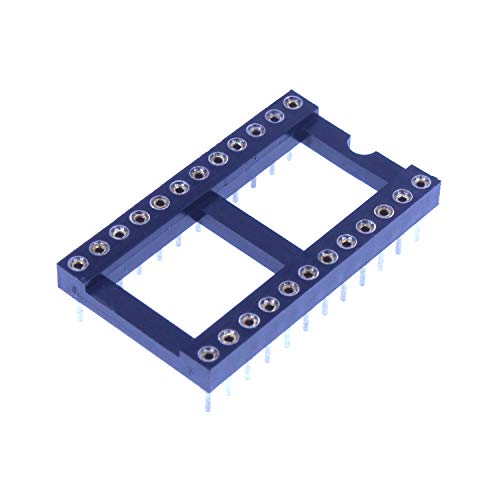 HUABAN 5�� 2.54mm�s�b�` �ۃs�� 18mm�� DIP-24 DIP24 IC�e�X�g�\�P�b�g�A�_�v�^�[�^�C�v