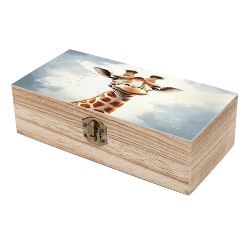 Coffre de rangement bois en forme de girafe une idée cadeau originale - 7