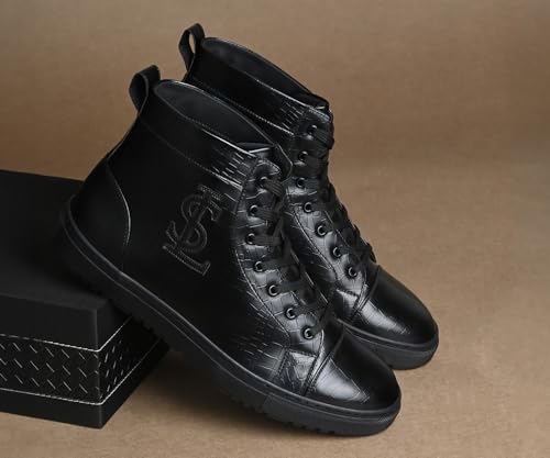 Image of LOUIS STITCH All Day Wear Lace-Up for Men | Comfortable Sneaker | LSP-SNK-AVI-High Ankle Lace-Up
