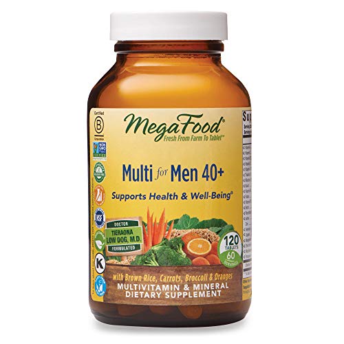 MegaFood, Multi for Men 40+, Supports Optimal Health and Wellbeing, Multivitamin and Mineral