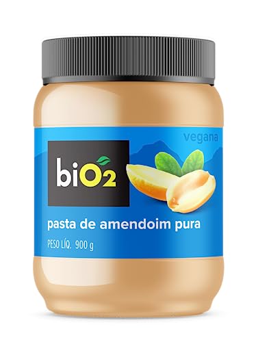 Pasta de Amendoim Pura biO2 900 g, Vegana e sem Glúten