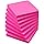 Sticky Notes 3x3 Self-Stick Notes Bright Colors Sticky Notes 8 Pads 80 Sheet/Pad (Rose Red)