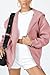 PRETTYGARDEN Women's 2025 Zip Up Y2K Hoodies Casual Long Sleeve Sweatshirts Fall Winter Track Jackets with Pockets (Pink,Medium)