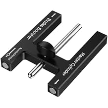 Upgraded Brake Adjustment Tool, Brake Booster Rod Adjustment Tool, Brake booster with master cylinder,Pushrod Power For Adjustable Braking Distance of Brake PedalN48 Magnetic CNC Aluminum