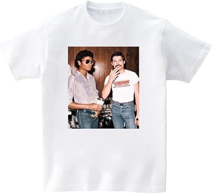 激レア！　マイケルジャクソン×フレディマーキュリーTシャツ マイケルジャクソン × フレディマーキュリー（クィーン）Tシャツ