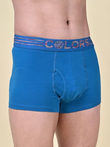 Image of Rupa Colors Solid Trunk for Men, Cotton Blend, Outer Elastic, Regular Fit, Pack of 1