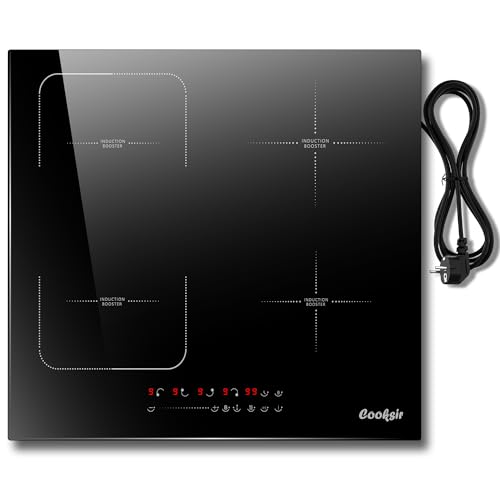 Cooskir Piano Cottura Induzione 4 Fuochi, Piano Cottura a Induzione Cooksir 4 Piastre, Piano...