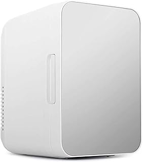 JQAM 8-litrowa minilodówka, przenośna chłodziarka i podgrzewacz na żywność, mleko z piersi, pielęgnacja skóry, zasilanie AC/DC, przybory toaletowe Lodówka na samochody, domy, biura, akademiki