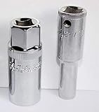  SALTUS 1/2\' Steckschlüssel-Einsatz-Set 10 & 20,8 mm Profi Nuss CV 2-tlg. Satz