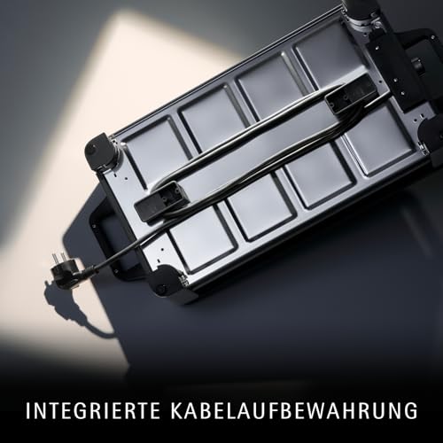 Foto von WMF Lono Raclette Grill mit Pfännchen und Schiebern, Raclette 8 Personen, 1500 W, edelstahl matt