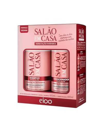 Eico Kit Salão em Casa Hidratação Intensiva Shampoo 450ml + Condicionador 400ml