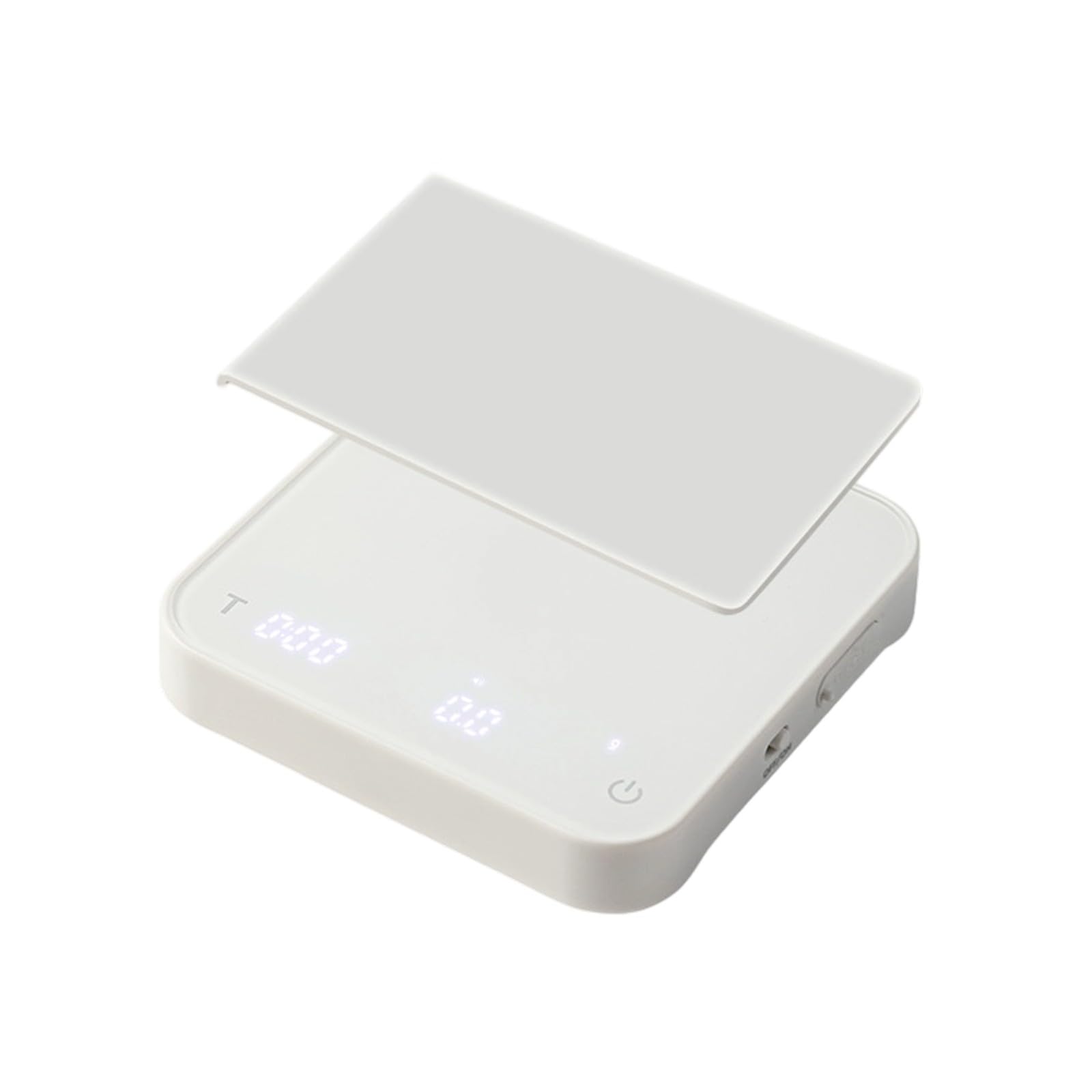 Balance de cuisine miniature avec batterie de 10 heures et 4 modes de mesure en verre pour la cuisson, arrêt automatique, outil de pesage de cuisine