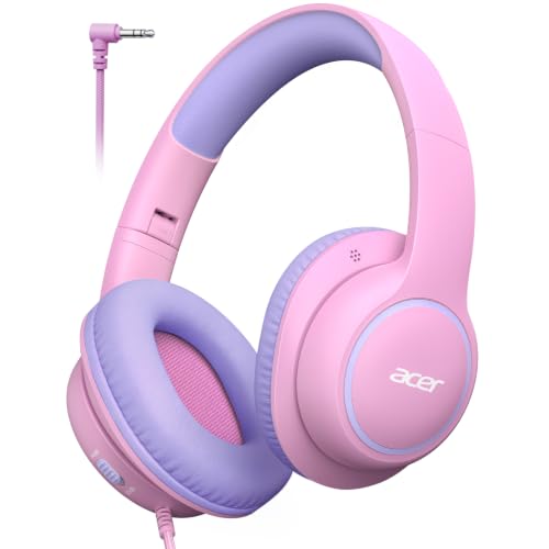 Image of Acer OHW328 Kids Headphones Wired for School - Over Ear Design