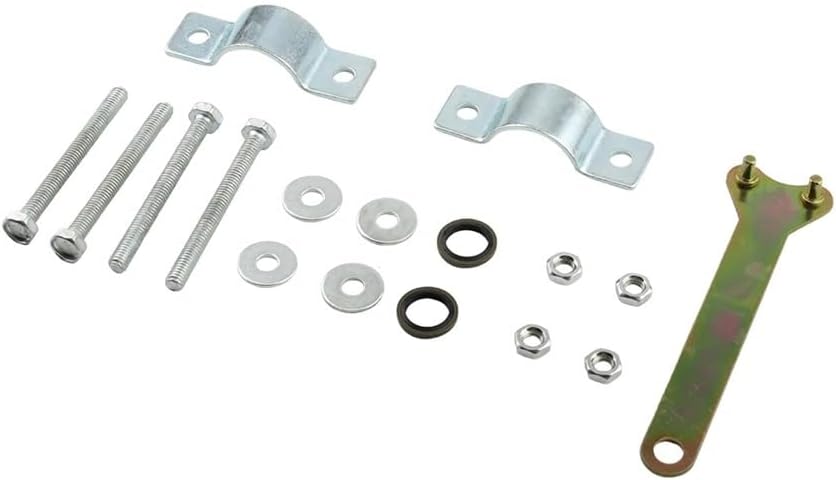 Motorcycle Oil Cooler Radiator Kit Compatible with 4 Stroke Engine Motocross ATV Dirt bike Accessories Enduro(158 connector)