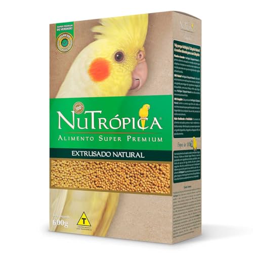 Ração Para Calopsita Extrusado Natural 600g Nutrópica