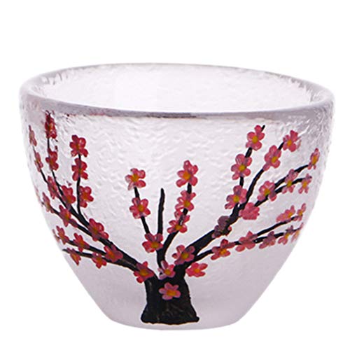 Cabilock Vintage Glass Coffee Mugs Glass Sake Cup Japanese Sake Cup Japanese Tea Cup Soju Glass Saki Cup Sake Glasses Sake Cup Japan Shot Glass Tea Cup Tea Mugs Household Tool Set