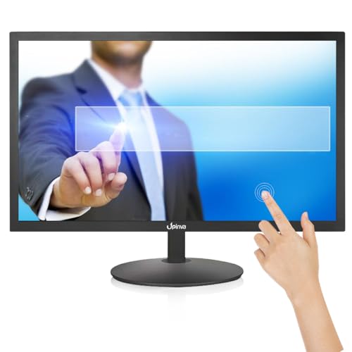 22 zoll berührung bildschirm anzeige cctv monitor mit hdmi bnc vga av usb multifunktionseingang sicherheitsüberwachung 1920x1080 full hd eingebauter lautsprecher touchscreen lcd monitore