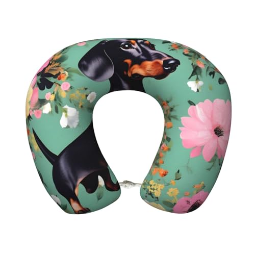 Almohada ergonómica de poliéster para cuello y viaje
