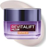 L'Oréal Paris Revitalift Filler Crema Hidratante Día Nº1 con SPF 50, 50ml