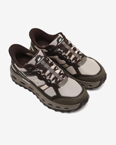 Image of Skechers Men Slip-ins: Glide-Step AT All-Terrain - Rock Fence Creek, Brown Taupe, Size 8.5