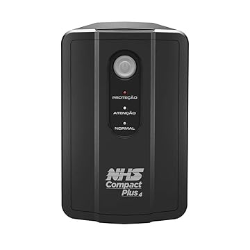 Nobreak NHS Compact Plus 4 Senoidal 1400VA E.Bivolt S.120V Bat 2x7AH C/USB 8 Tomadas