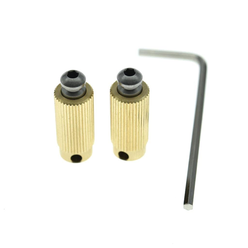 KAISH Steel and Brass Tremolo Bridge Studs & Anchors Bridge Posts for Gotoh FR Tremolo System 510TS, 10mm For Gotoh 510TS - Image 2