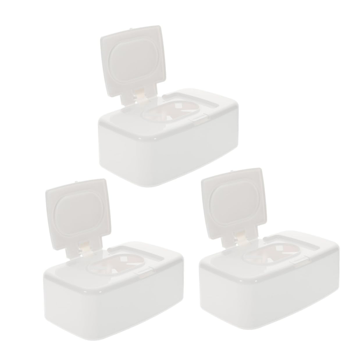 Ciieeo 12 Pièces Boite à essuyer lingettes pour bébés essuyer Le récipient étui à lingettes avec Couverture lingettes humides boîte de mouchoirs humides Tissu de bébé