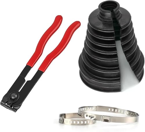 Ensemble inférieur Kit de remplacement pour soufflet cardan fendu en silicone à vitesse constante, cache-poussière, connecteur chenille, adaptateur...