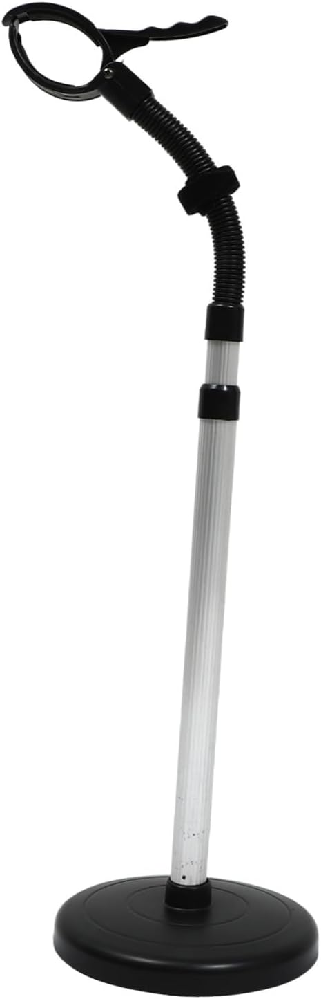 Hair Dryer Stand Wall Mount Swivel Easy to Use Install for Busy Mornings