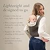 Solly Baby Soft Buckle Carrier, Buttery Soft Baby Carrier Infant to Toddler 10-45 Lbs., Ergonomic Design, Lightweight & Breathable Linen, Front & Back Carry, Baby Carrying Essential, Charcoal Toile #3