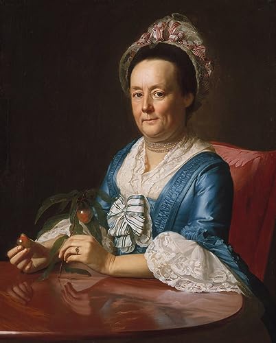 Affiche toile Mme Winthrop par Singleton Copley portrait d'art pour salon chic
