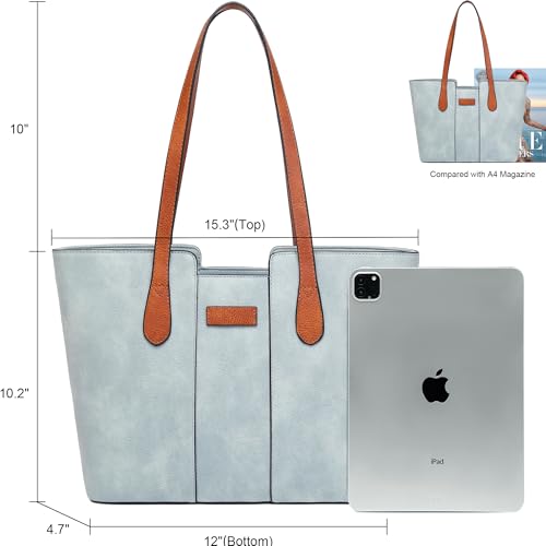 Image of ToLFE Tote Bags for Women Purses and Handbags Top Handle Satchel PU Leather Shoulder Hobo Bags | Top Handle