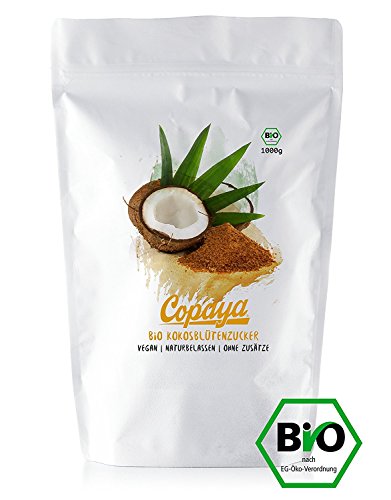 Copaya Bio Kokosblütenzucker, Kokoszucker ohne Zusätze, hervorragende Zuckeralternative und Süßungsmittel 5000g (5kg) Cover