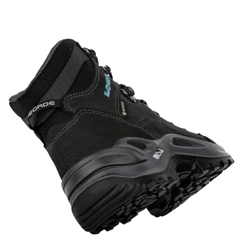 LOWA Stiefel mittel RENEGADE GTX MID Ws asphalt/türkis 38