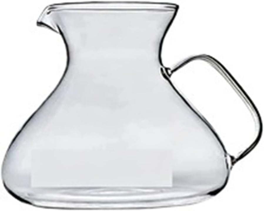 Compatible for MUVNA 450ml Glass Pour Over Coffee Server, Heat-Resistant Coffee Dripper, Home Espresso & Tea Brewing Barista Accessory Tool(450ml Transparent)