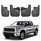 BDFHYK Mud Flaps Splash Guards Mudguards Mudflaps Compatible with Toyota Tundra Without Fender Flares 2007-2021, 4PCS Front & Rear Side