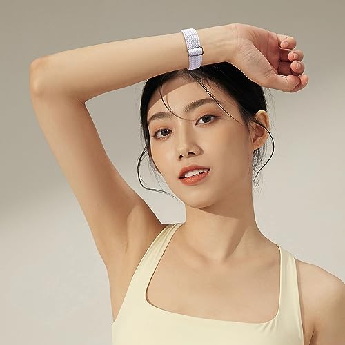 Farluya 6 Pack Watch Bands Compatible with Samsung Galaxy Watch 3 45mm/Galaxy Watch 46mm Bands/Gear S3 Frontier,22mm Stretchy Nylon Watch Straps Adjustable Wristband for Men Women by Farluya - Used condition - Image 5