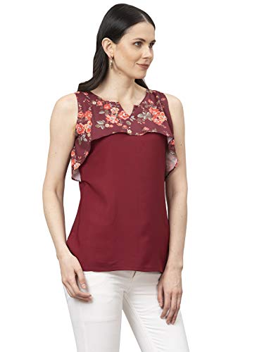 Image of Selvia Women's Floral Regular Fit Dress Shirt