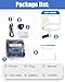 ZYWELL ZM04 1.0 Label Maker, Bluetooth Thermal Label & Receipt Printer Two-in-One 58mm/80mm,Portable for Android/Windows, NO iOS/MAC