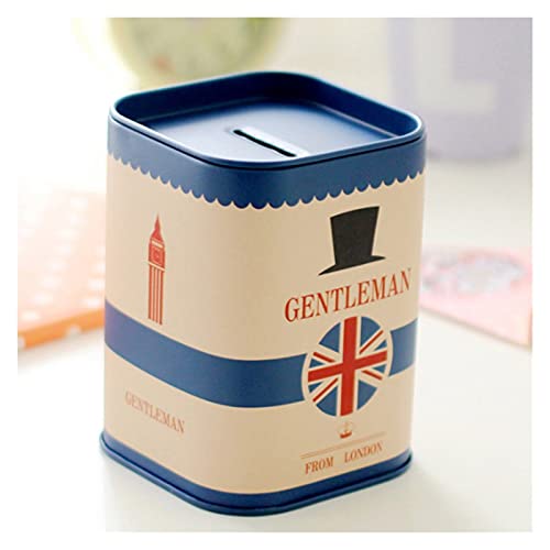XIAOZHENT Piggy Bank Personaliseren Vierkante spaarpot Logboek Geldbesparende Pot Opslag Tank Gift (Kleur: 04) - Afbeelding 7