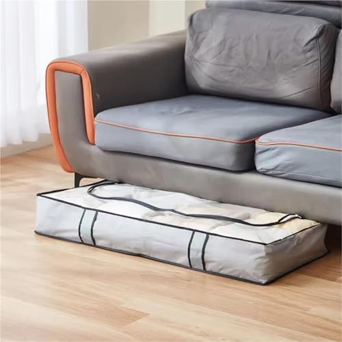 Bolsas para guardar ropa debajo de la cama en pack de 4 cajas organizadoras de tela con cremallera 6