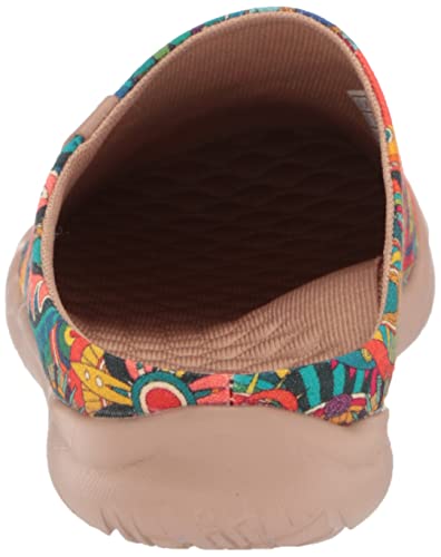 Uin Women's Travel Slipper Lightweight Home Slip Ons Walking Casual Art Painted Travel Holiday Shoes Blossom (7) #TOP2