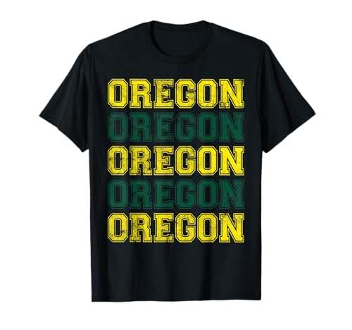 Oregon Vintage Retro Men Women Kids T-Shirt