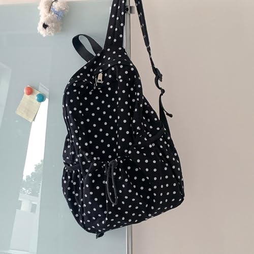 Mochila con cordón escolar y juvenil con compartimento ajustable estilo casual 5