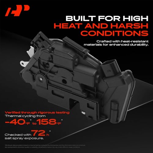 Image of A-Premium Front Right Passenger Door Lock Actuator w / 6 Pins Compatible with Volkswagen Tiguan 2012-2019, CC 2011-2017, Tiguan Limited 2017-2018, for Model Without Safe Lock System, Left Hand Drive