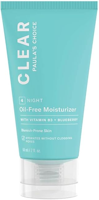 Paula's Choice CLEAR Oil Free Moisturiser - Fights Blackheads & Enlarged Pores - with Niacinamide & Ceramides - Combination to Oily & Blemish Prone Skin - 60 ml